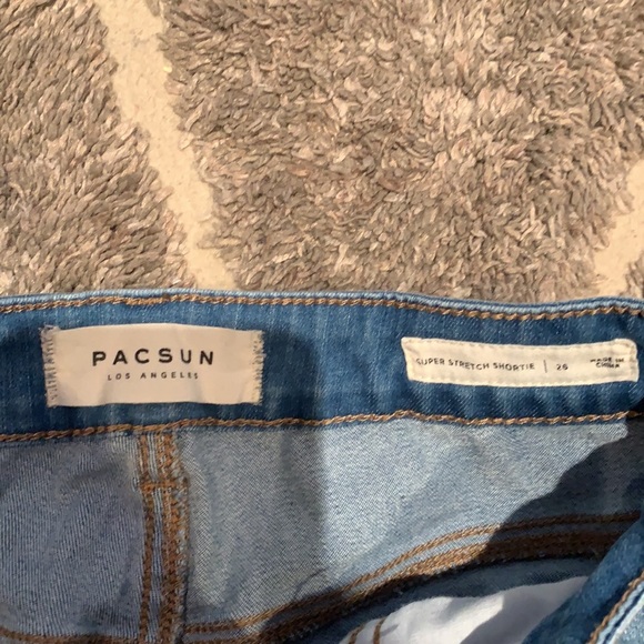 PACSUN JEAN SHORTS - Picture 2 of 4